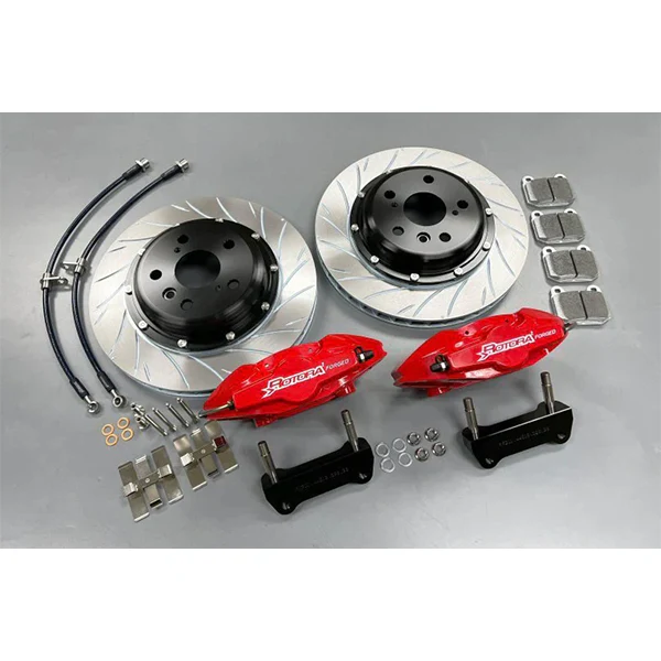 Rotora Big Brake Kit 6/4 Piston Calipers w/ Slotted Rotors 2022+ WRX w/ Manual E-Brake - Image 3