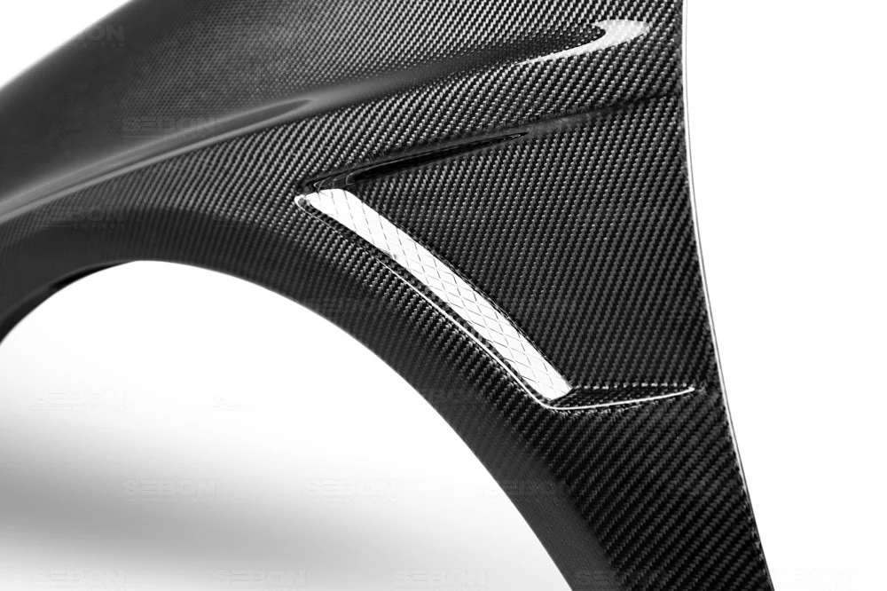 Seibon Carbon Fiber Wide Fenders 2006-2007 Impreza/WRX/STI Sedan - Image 4