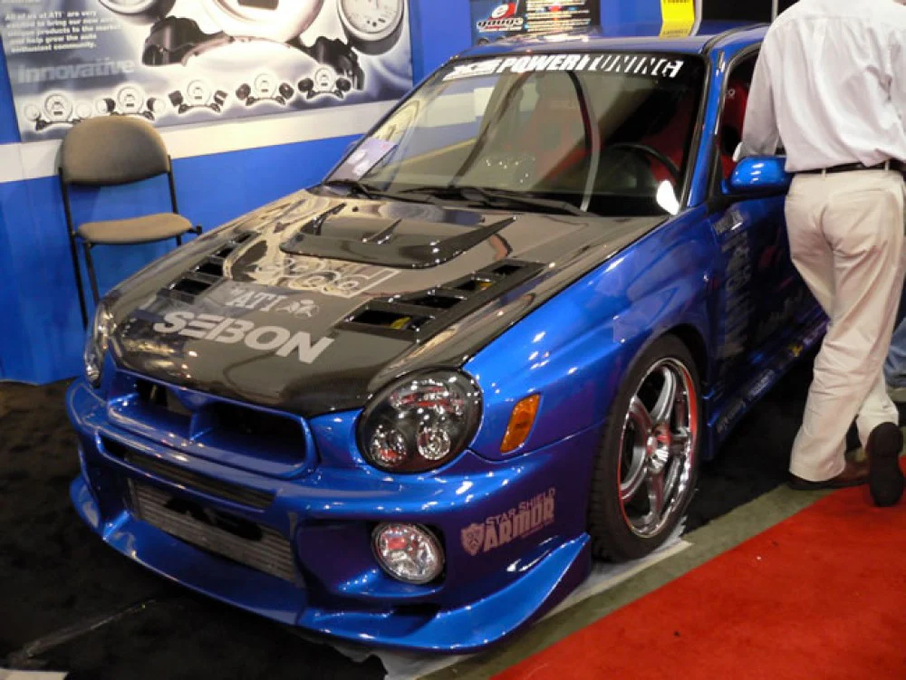 Seibon CW Style Carbon Fiber Hood 2002-2003 Impreza/WRX - Image 8