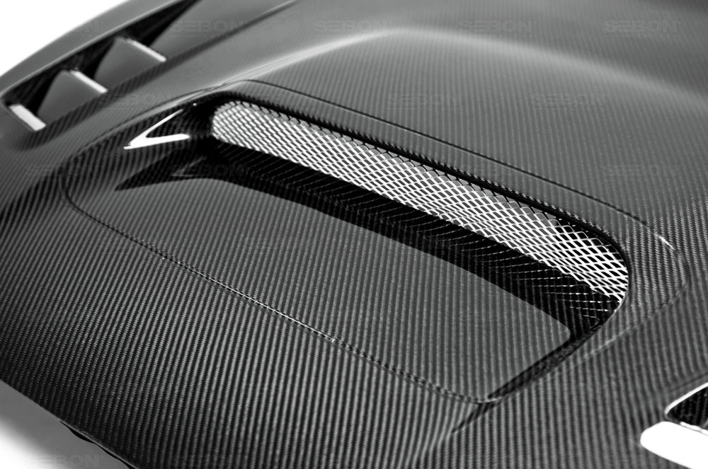 Seibon CW Style Carbon Fiber Hood 2015-2021 WRX/STI - Image 3