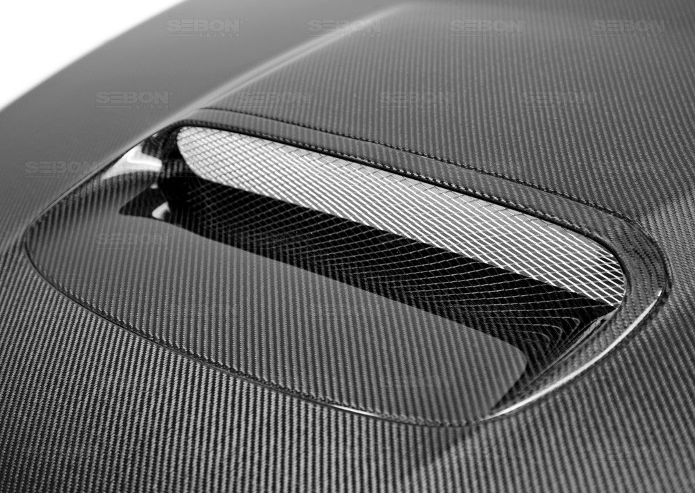 Seibon OEM Style Carbon Fiber Hood 2008-2014 WRX/STI - Image 3