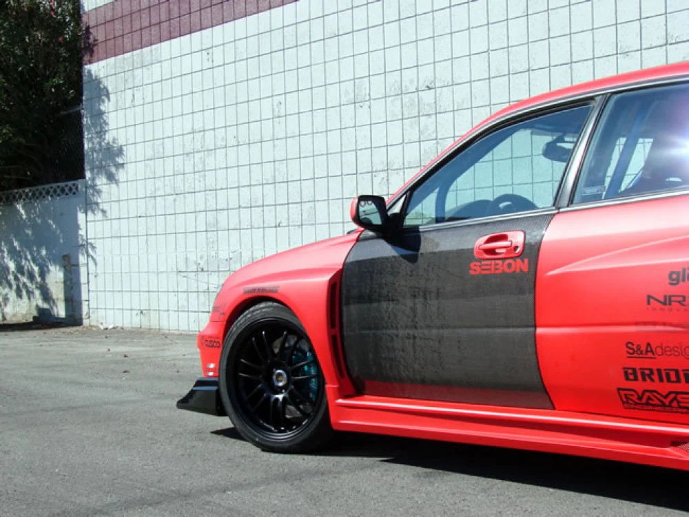 Seibon OEM Style Carbon Fiber Front Doors 2002-2007 WRX/STI - Image 5