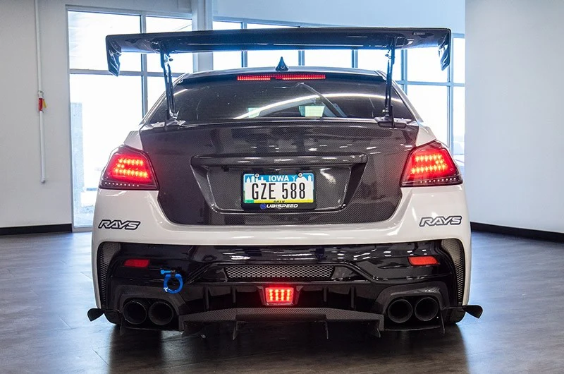 Spec-D Sequential Tail Lights Black Housing w/ Clear Lens 2015-2021 WRX / 2015-2021 STI - Image 4