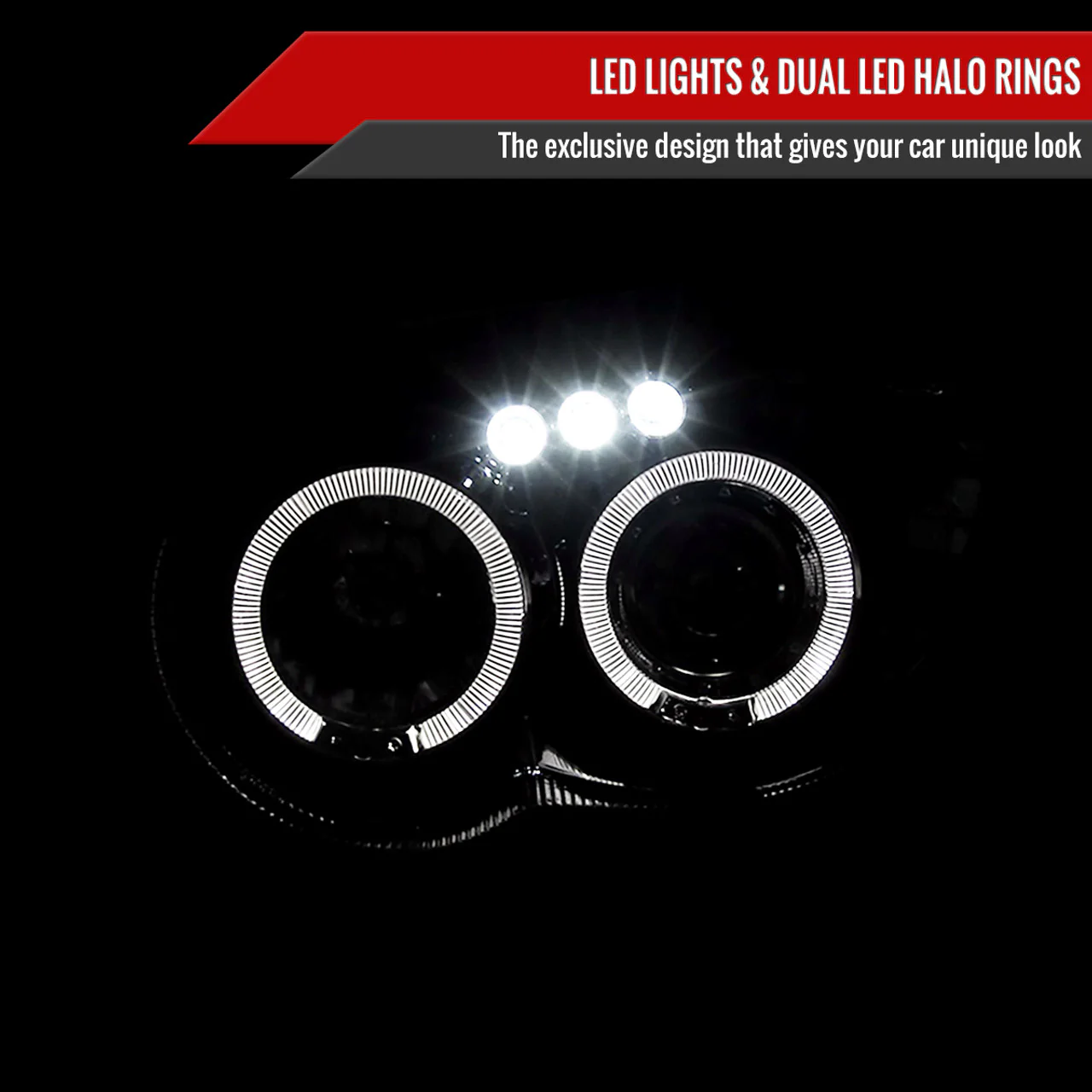 Spec-D Tuning Halo Style LED Headlights 2004-2005 WRX / 2004-2005 STI - Image 7