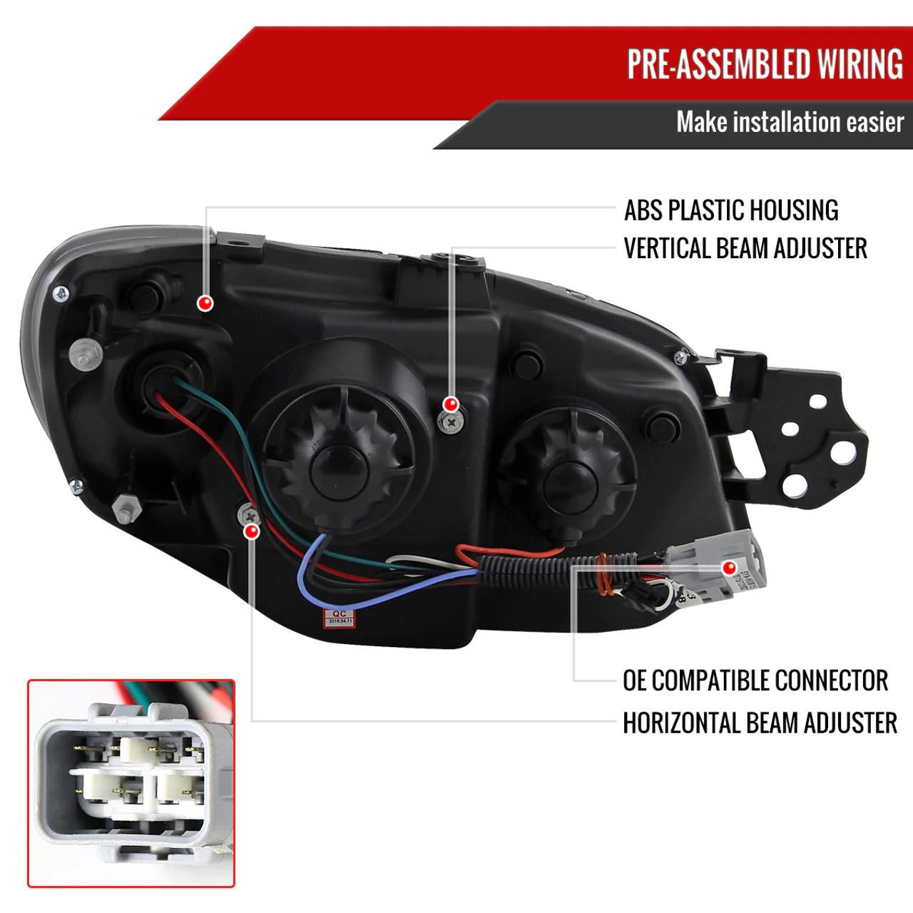 Spec-D Tuning LED Headlights 2006-2007 WRX / 2006-2007 STI - Image 9